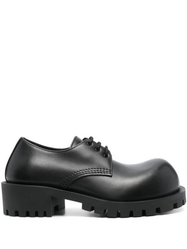 Luxury Balenciaga Trending 2026 Hummer Leather Derby Black