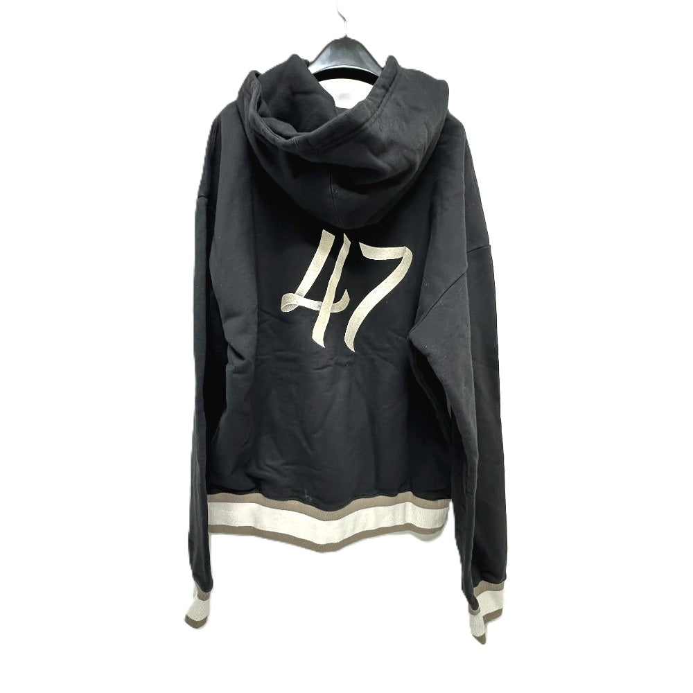 Dior Hoodie 293J678A0531 cotton black logo embroidery mens L