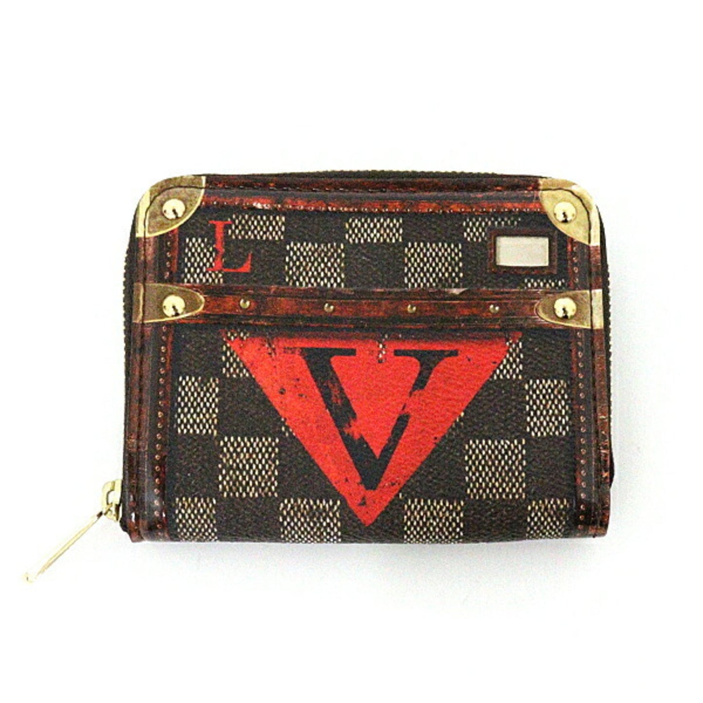 Louis Vuitton Damier  Damier Canvas  Color Damier Canvas Coin Purse/Coin Case