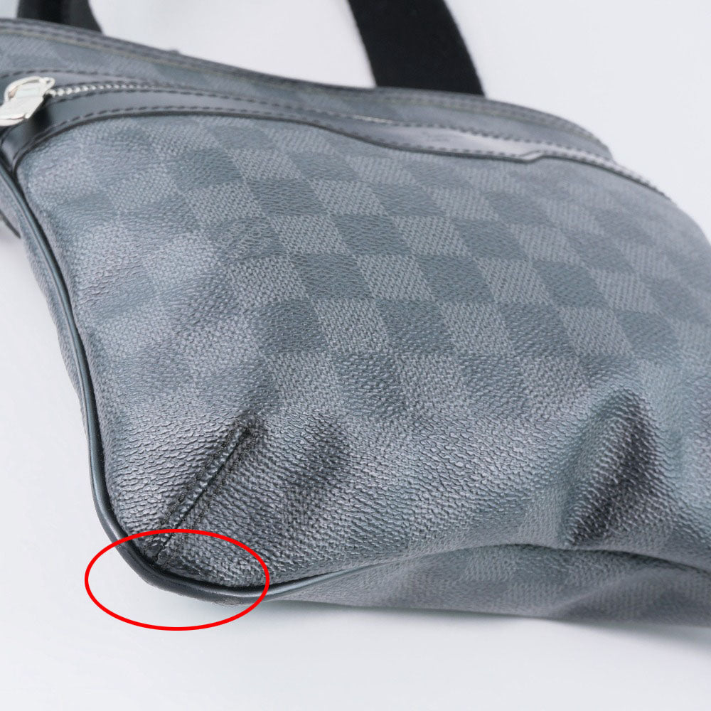 LOUIS VUITTON Shoulder Bag N58028 Damier Grafitto Canvas black Tomas unisex(Unisex)