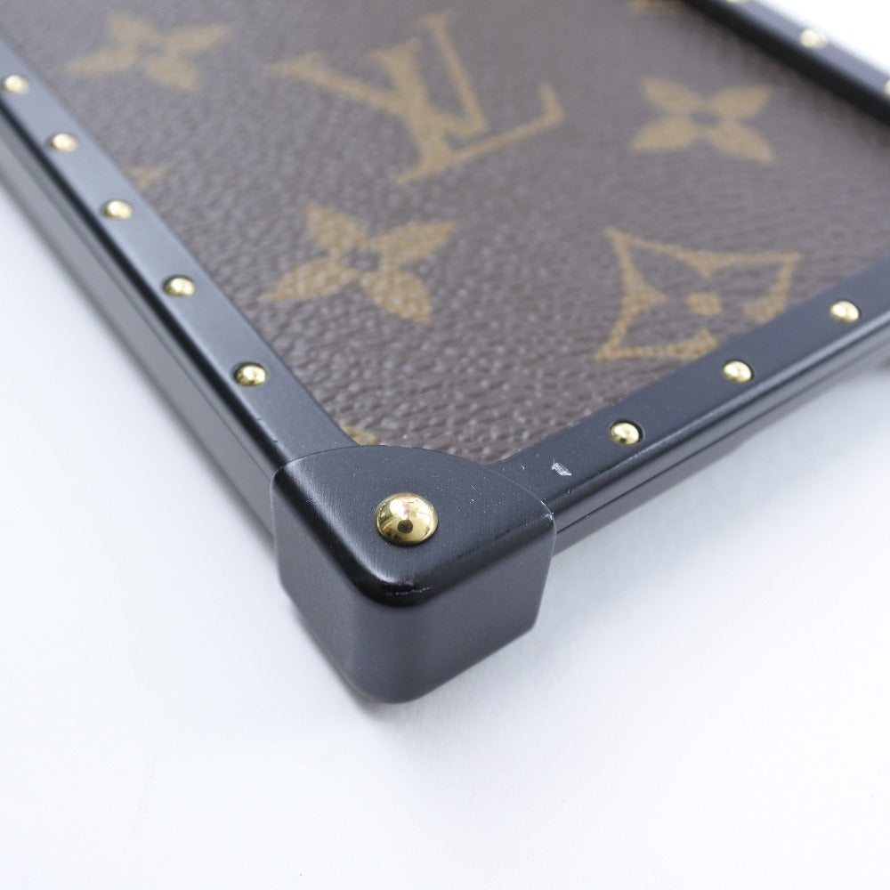 LOUIS VUITTON iPhone case Monogram canvas Brown Eye trunk iPhone case X / XS mens(Unisex)