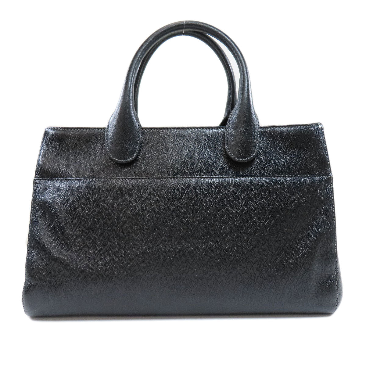 Chanel Coco Mark Silver Metal Fittings 2way Handbag