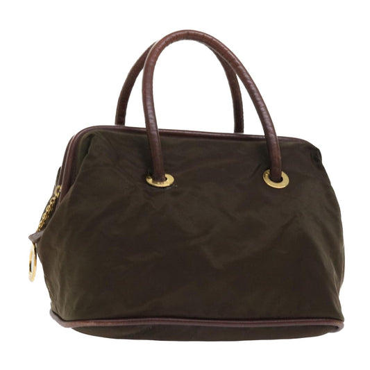 Luxury CELINE Hand Bag Nylon Khaki  55453