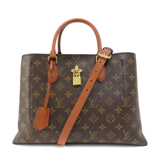 LOUIS VUITTON Handbag M43770 Monogram canvas Brown Flower Tote Monogram