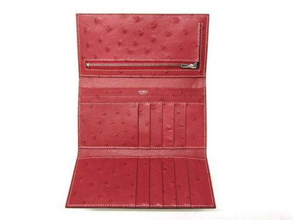 Luxury Hermes Wallet H1102 Ladies Wallet Red