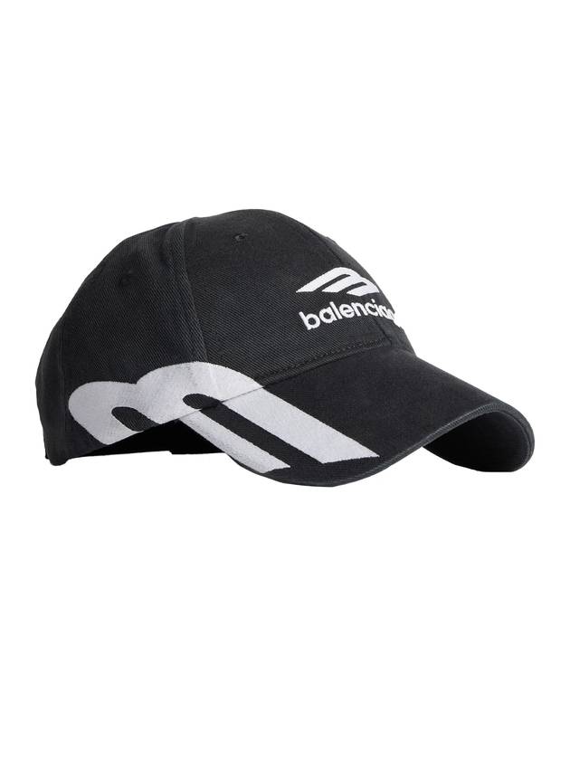 Luxury Balenciaga Trending 2026 3B Sports Icon Ball Cap Black