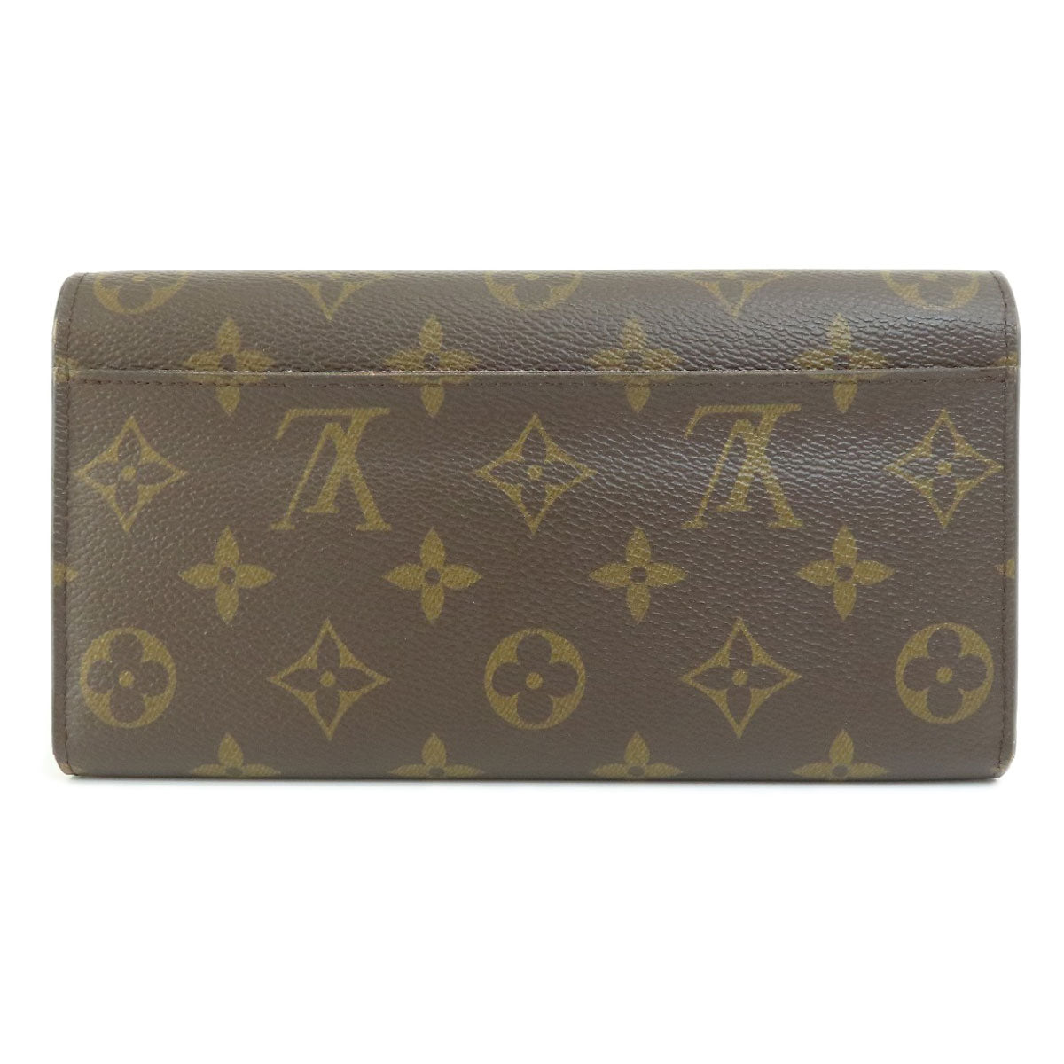 LOUIS VUITTON Long Wallet Purse M62236 Monogram canvas Brown Portefeuille Sarah Monogram Coquelicot Women