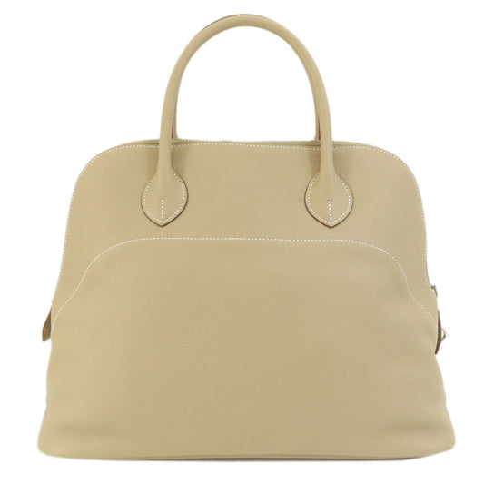 HERMES Handbag Epsom beige Bolide Relax 35 Beige SilverMetal