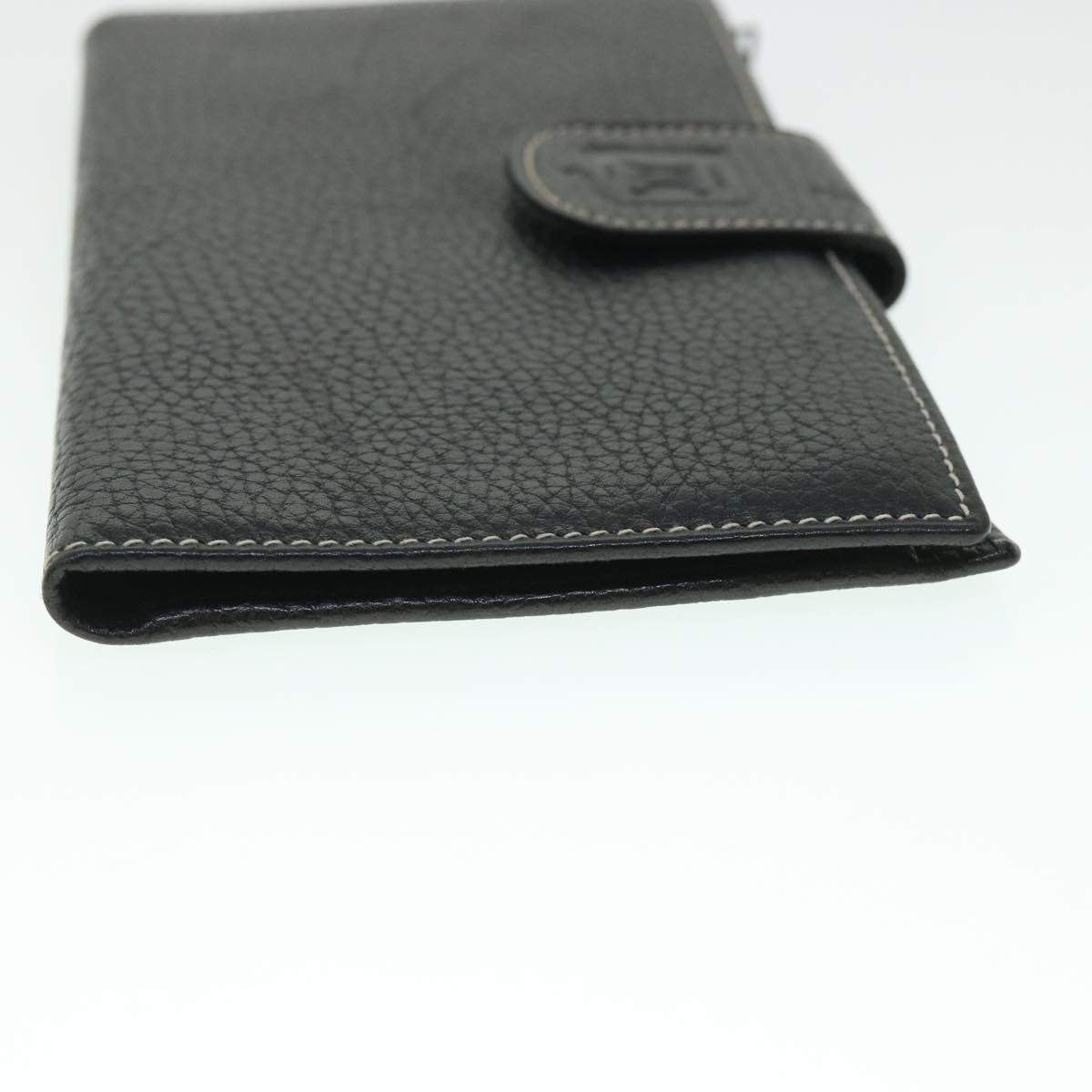Luxury CELINE Long Wallet Leather Black  55628