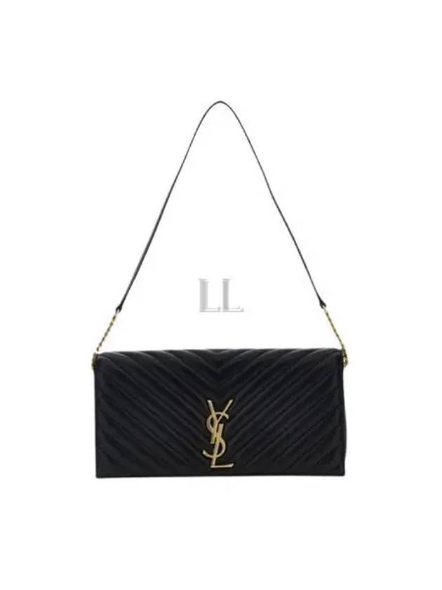 Luxury Saint Laurent Trending 2025 Kate 99 Chain Quilted Lambskin Shoulder Bag Black