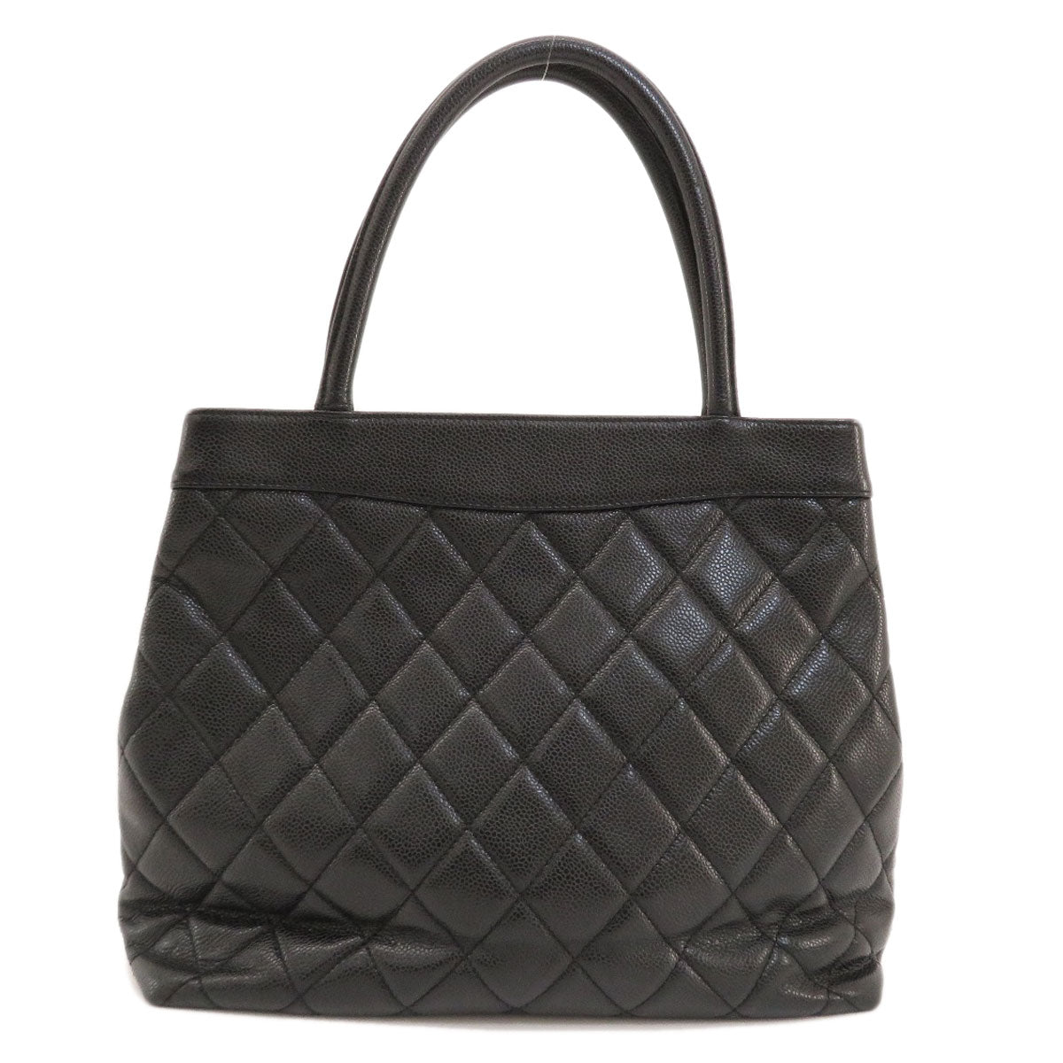 Chanel Matelasse Coco Mark Silver Metal Fittings Tote Bag