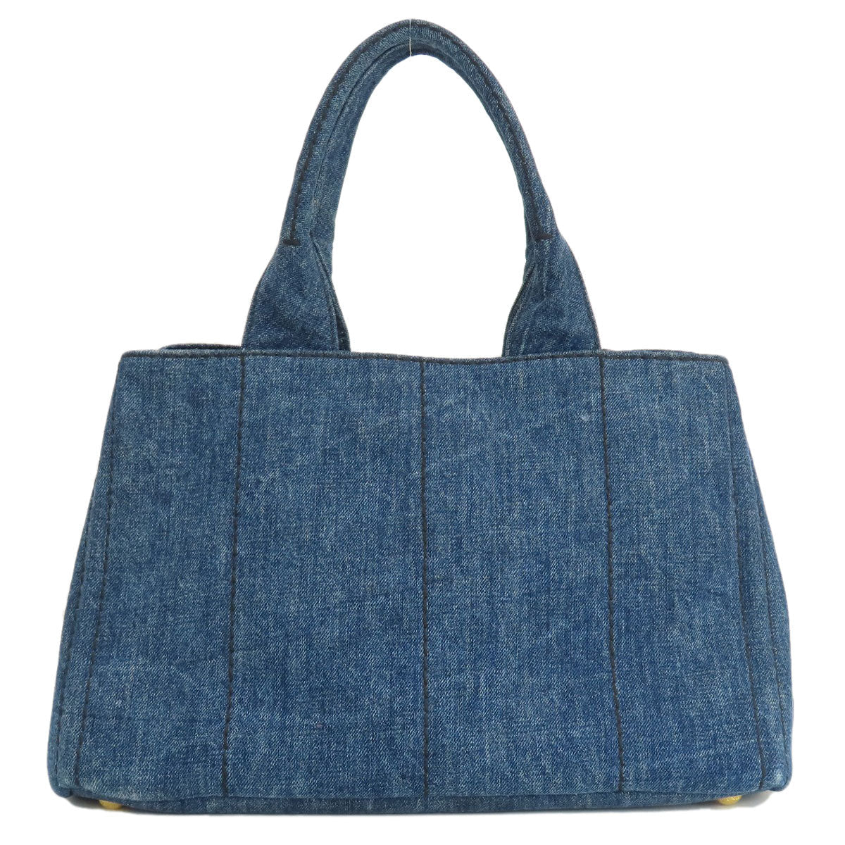 PRADA Tote Bag B1877B denim blue Canapa