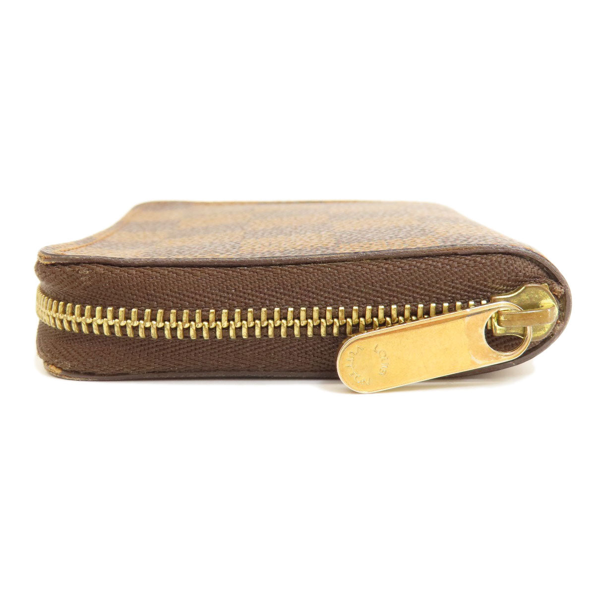LOUIS VUITTON Coin case N63070 Damier canvas Brown Zippy Coin Purse Damier Ebene Women