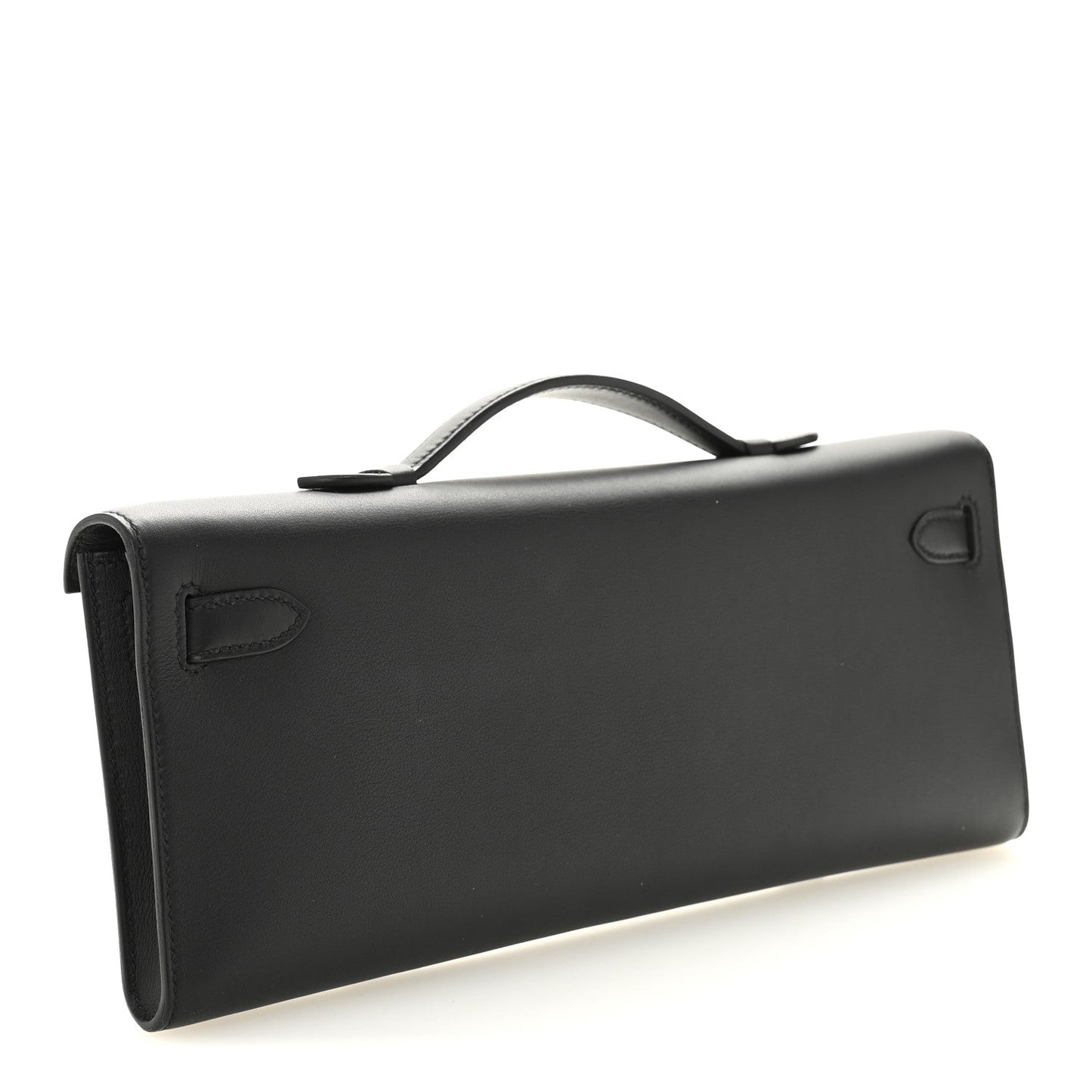 Hermes Swift Kelly Cut Clutch Pochette Black
