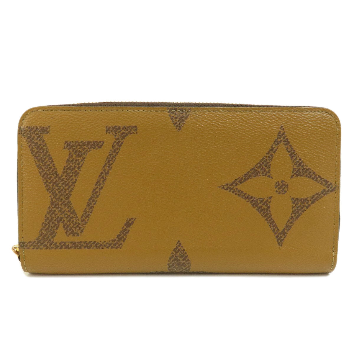LOUIS VUITTON Long Wallet Purse M69353 Giant monogram canvas Brown Zippy Wallet Monogram Reverse Women