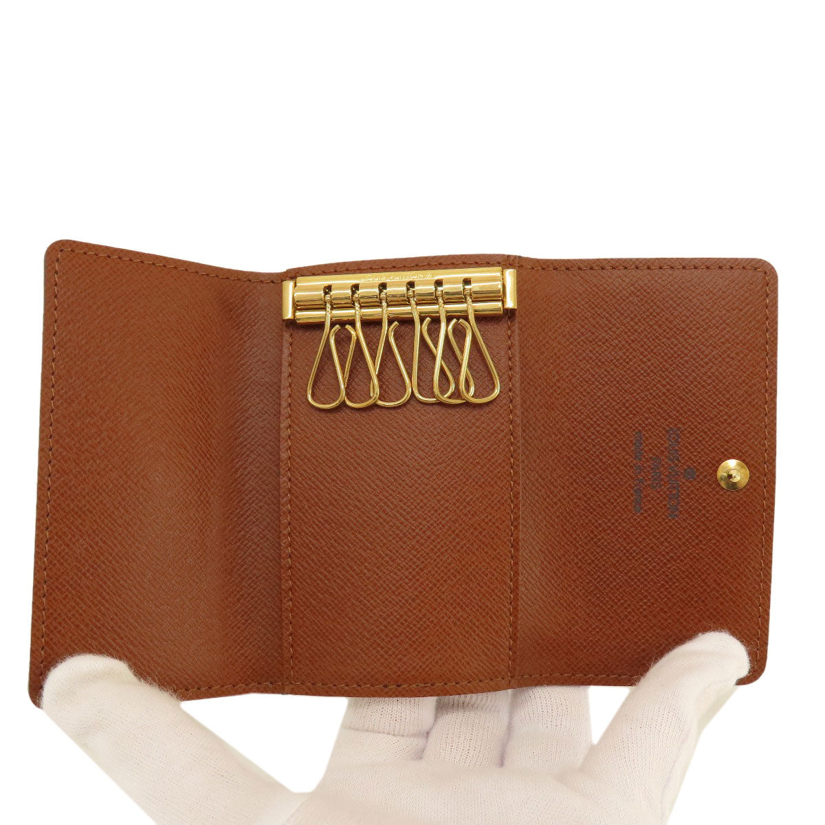 LOUIS VUITTON Key case Key holder  M62630 Monogram canvas Brown Multicles6 Monogram Women