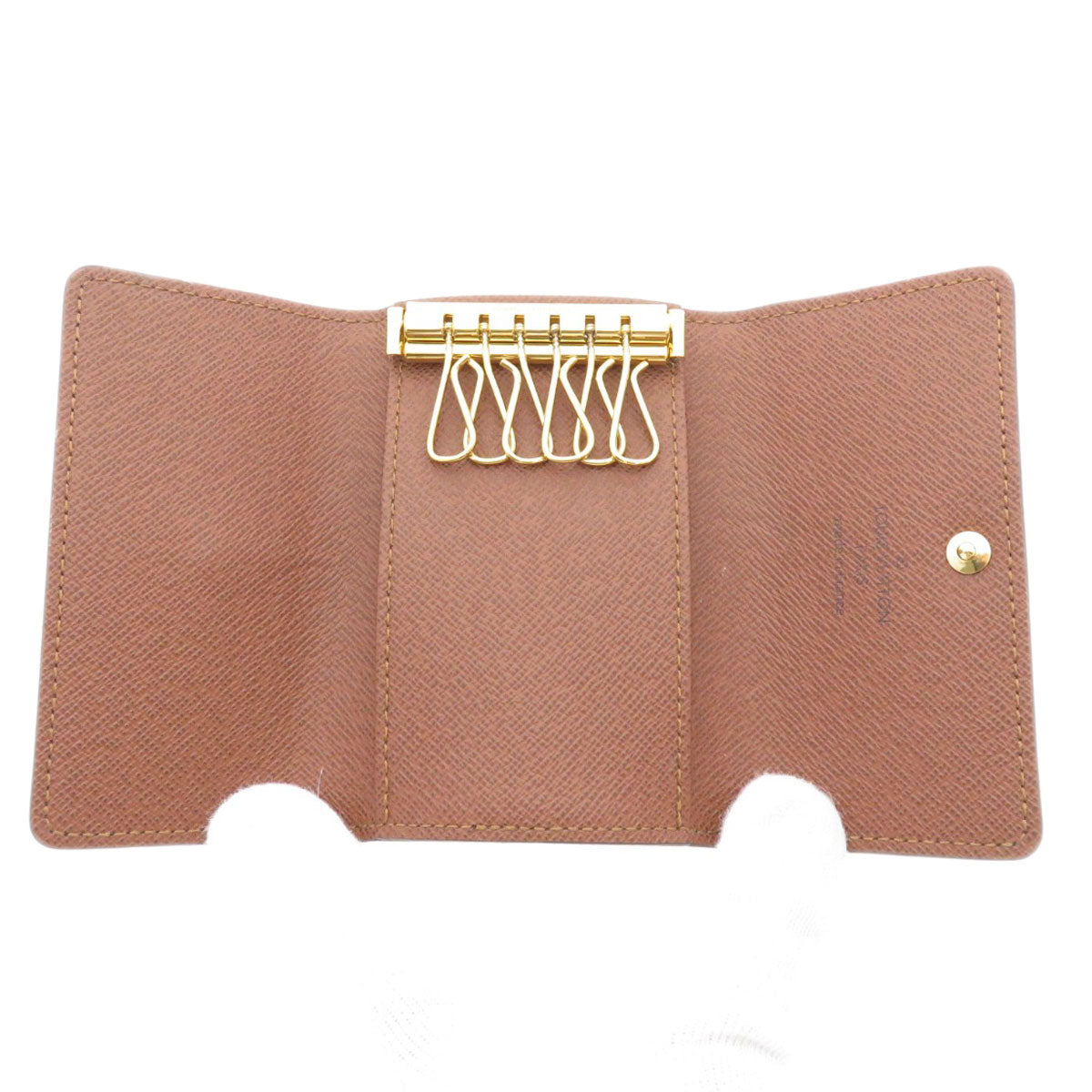 LOUIS VUITTON Key case Key holder  M62630 Monogram canvas Brown Multicles6 Monogram Women