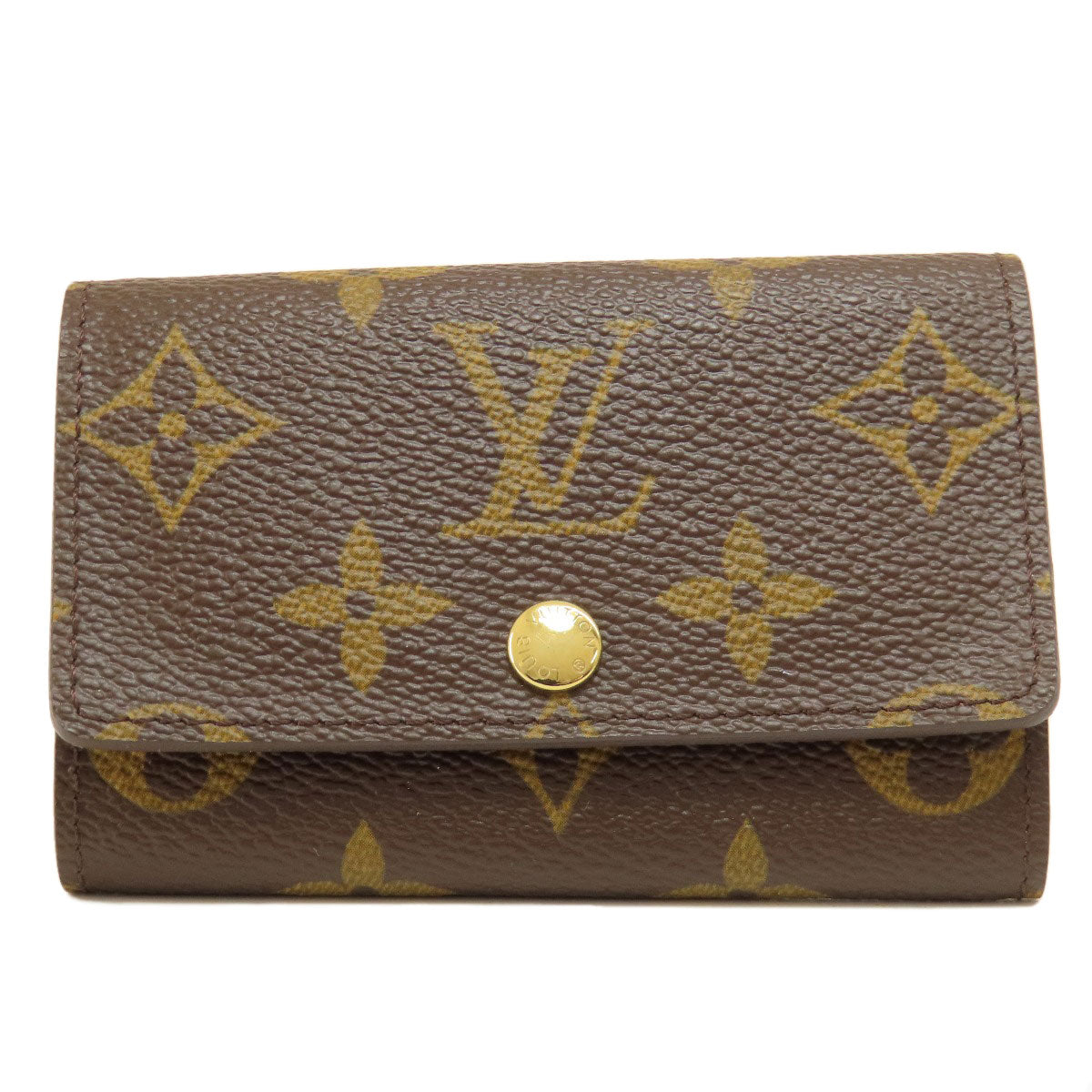 LOUIS VUITTON Key case Key holder  M62630 Monogram canvas Brown Multicles6 Monogram Women