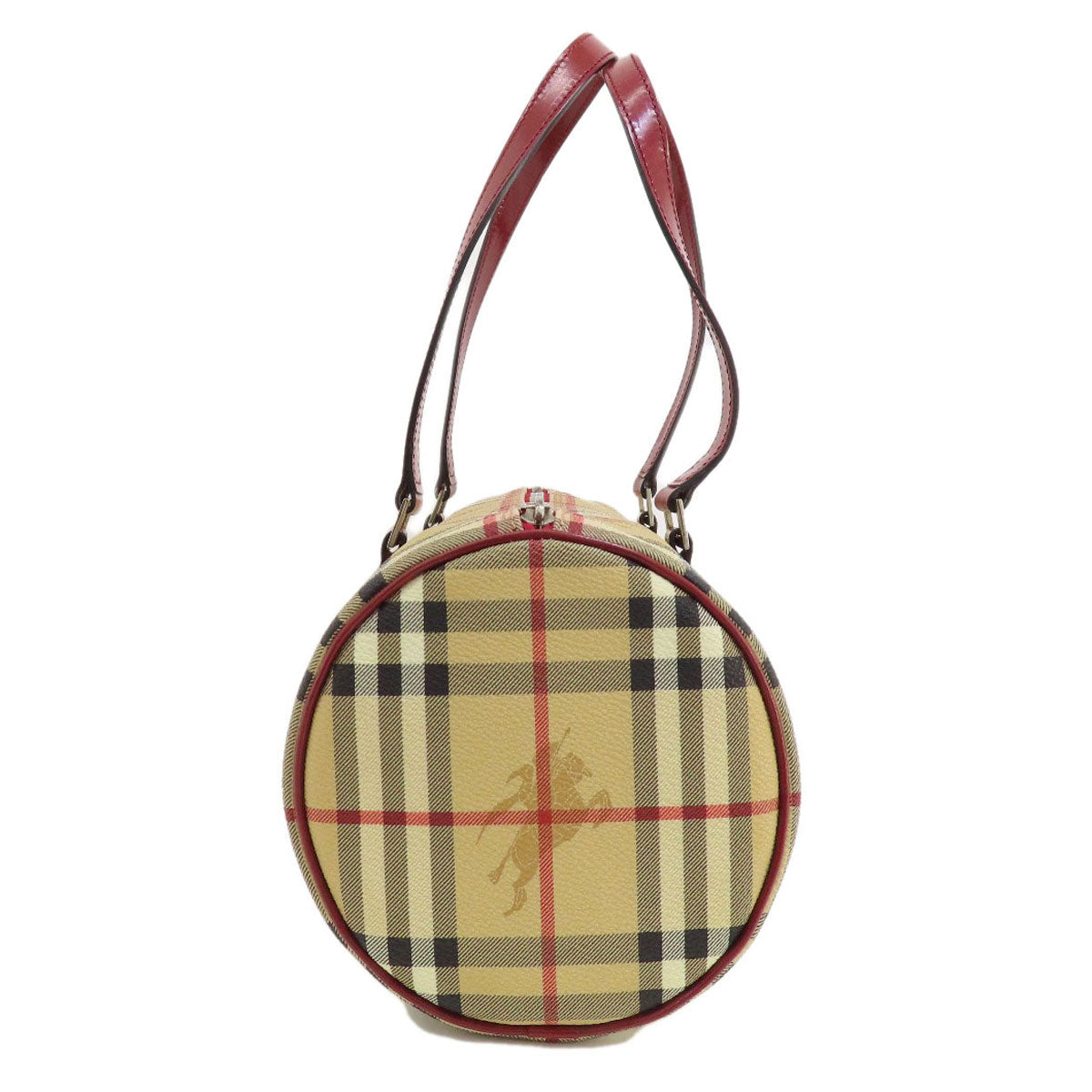 BURBERRY Handbag PVC beige Nova Check