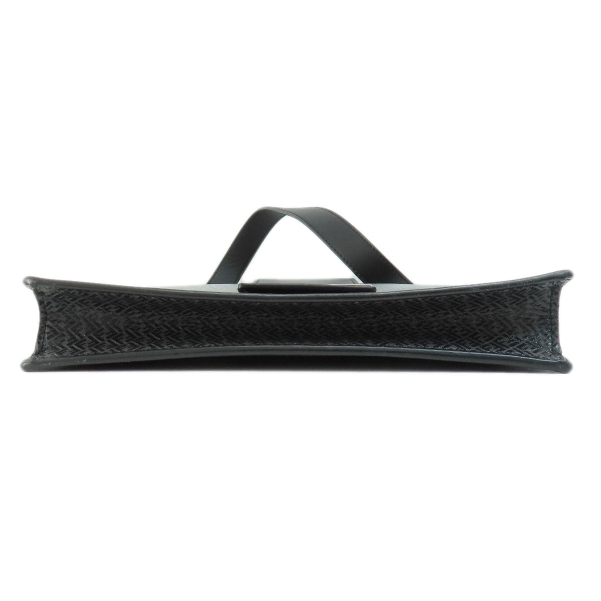 FENDI Shoulder Bag leather black logo