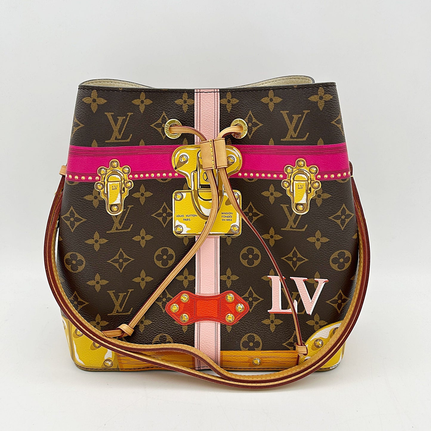 Louis Vuitton Monogram Summer Trunks NeoNoe - Brown Bucket Bags, Handbags 1B0426ZMZ9U