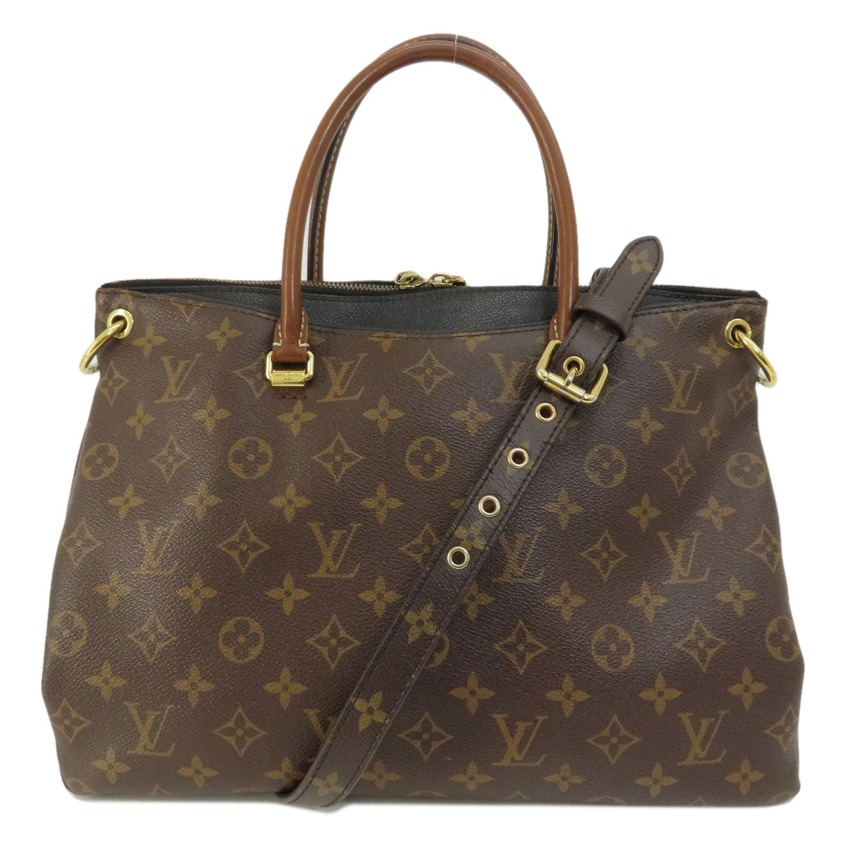 LOUIS VUITTON Handbag M41064 Monogram canvas Brown Pallas MM Monogram Women