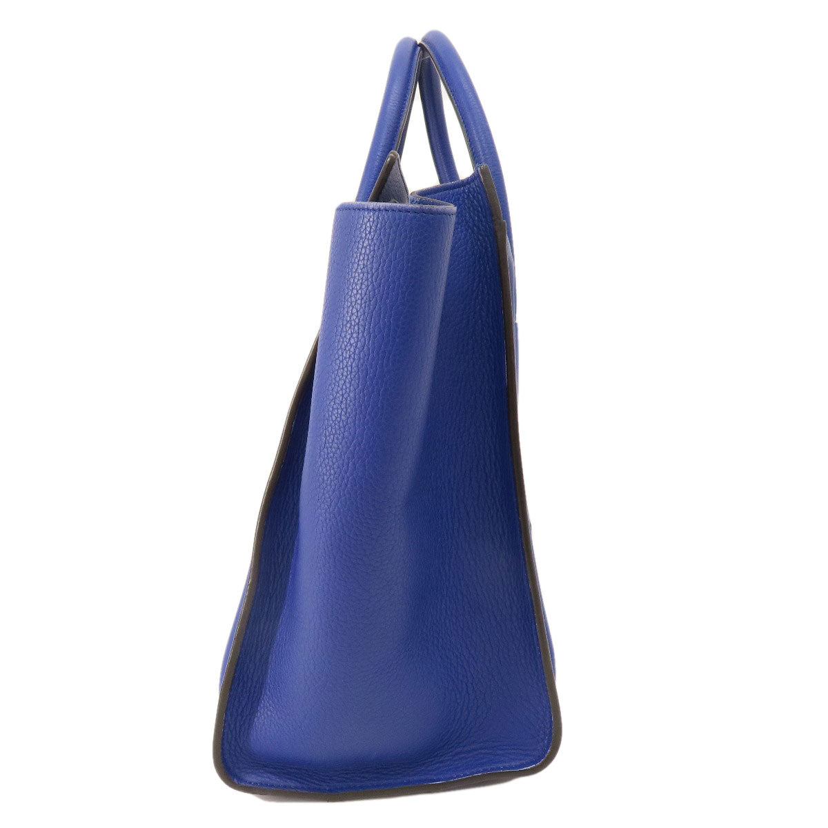 CELINE Tote Bag leather blue Luggage mini Women