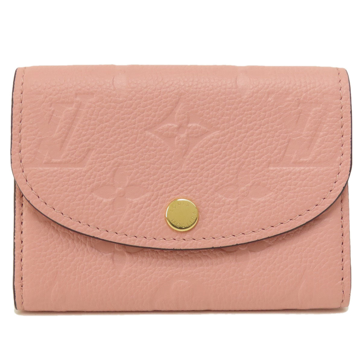 LOUIS VUITTON Coin case M81520 Ann Platt pink Portomone Rosali Rose Poodle Women