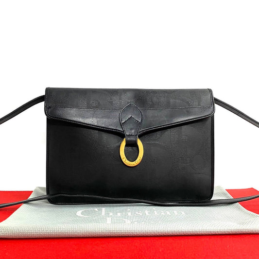 Christian Dior Trotter Leather Shoulder Bag