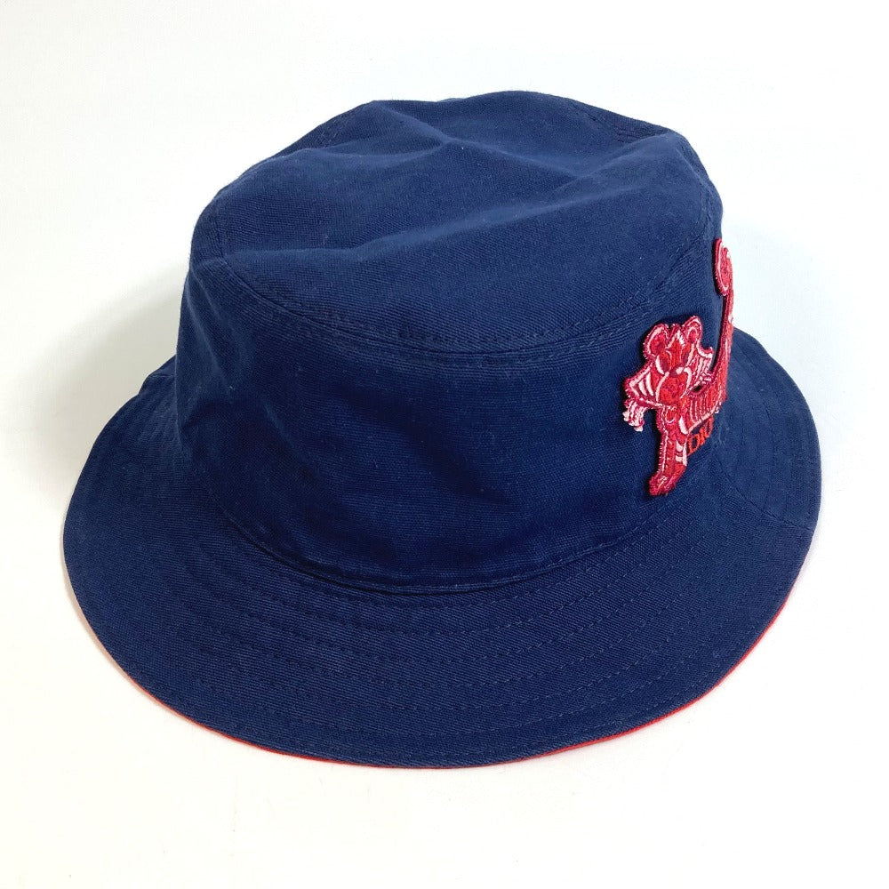 Dior hat cotton blue embroidered tiger patch Kenny scharf unisex(Unisex) M