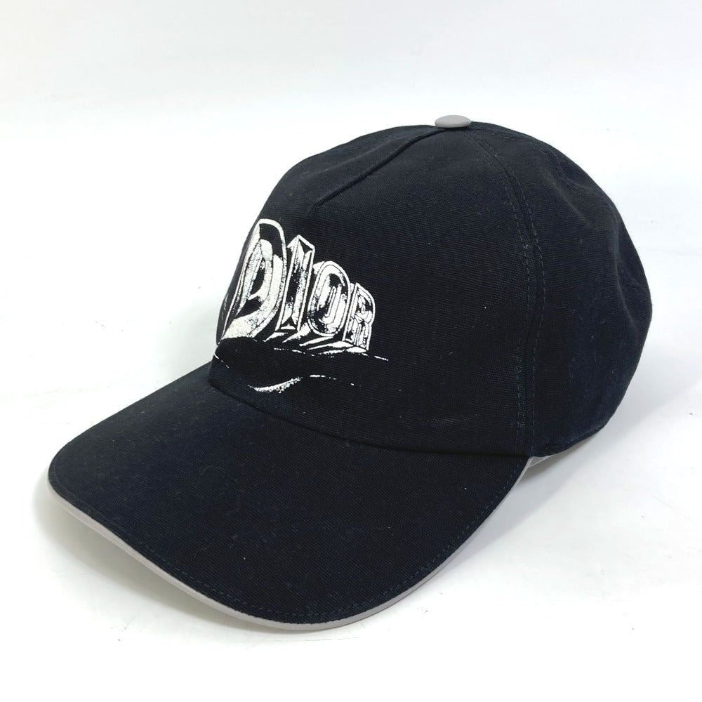 Dior cap 243C904I4511 cotton black logo print M