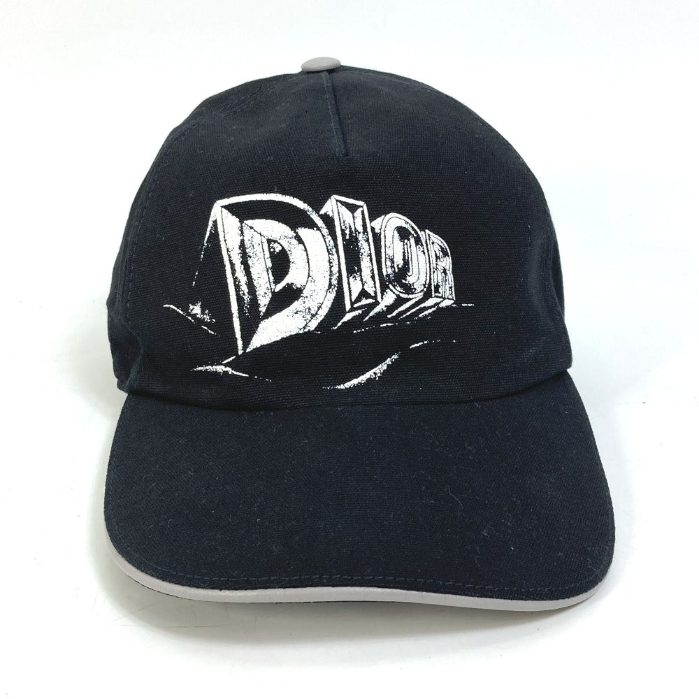 Dior cap 243C904I4511 cotton black logo print M