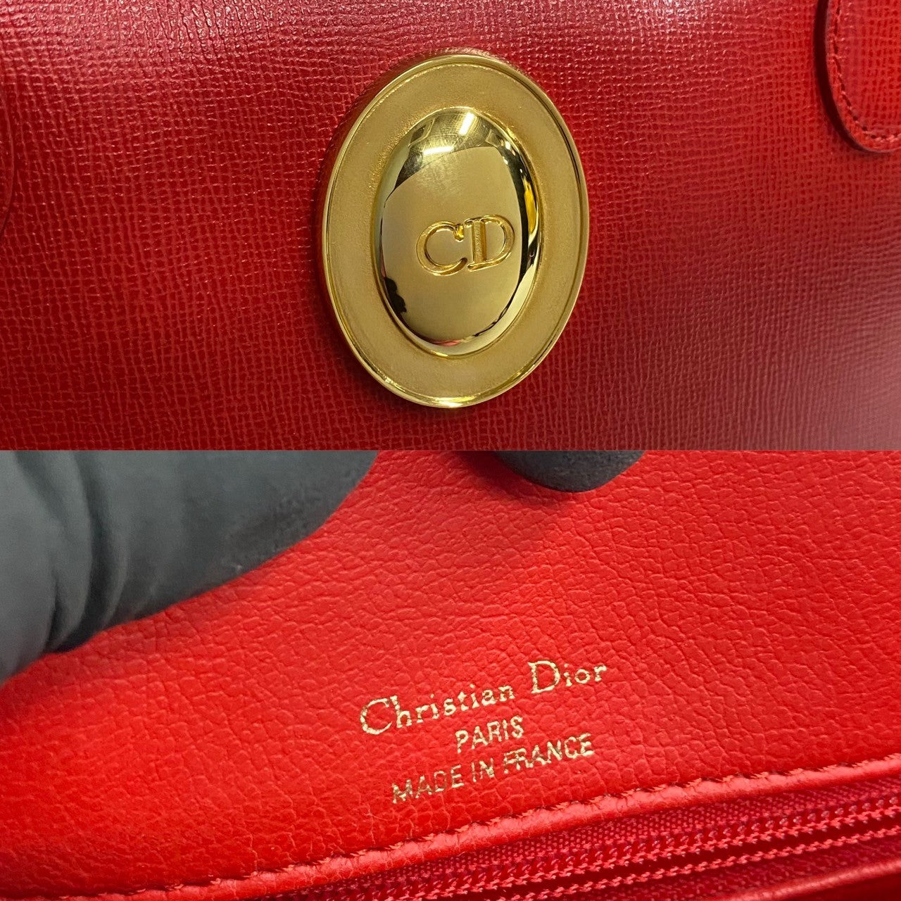 Christian Dior Leather Shoulder Bag