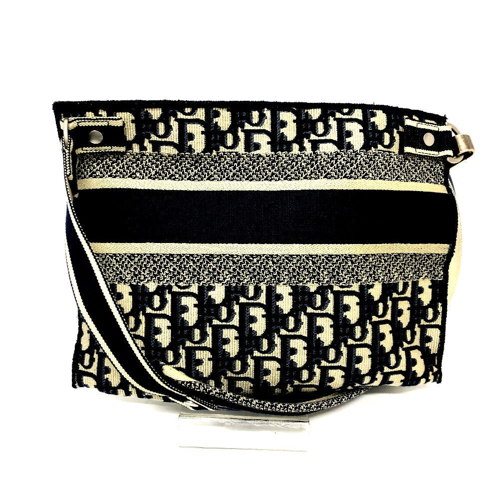 Dior Shoulder Bag Jacquard Navy Oblique