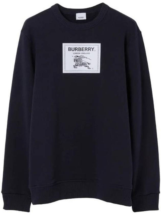 Luxury Burberry Men's Prorsum Label Cotton Sweatshirt Navy