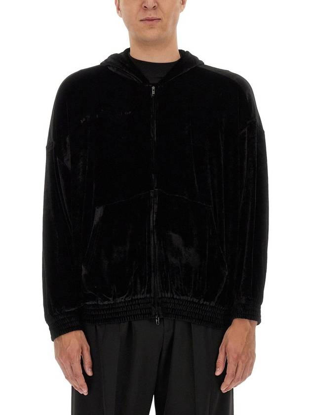 Luxury Balenciaga Trending 2026 23 fw velvet sweatshirt 751014TOVO31000 B0040440930