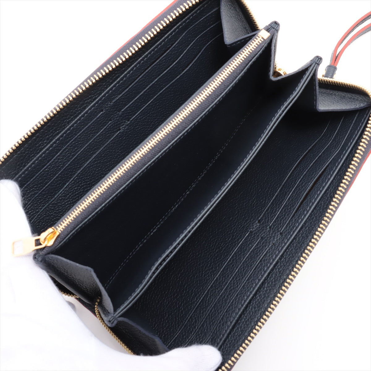 Louis Vuitton Monogram Amplant  Wallet M62121 Marine Round Zip Wallet