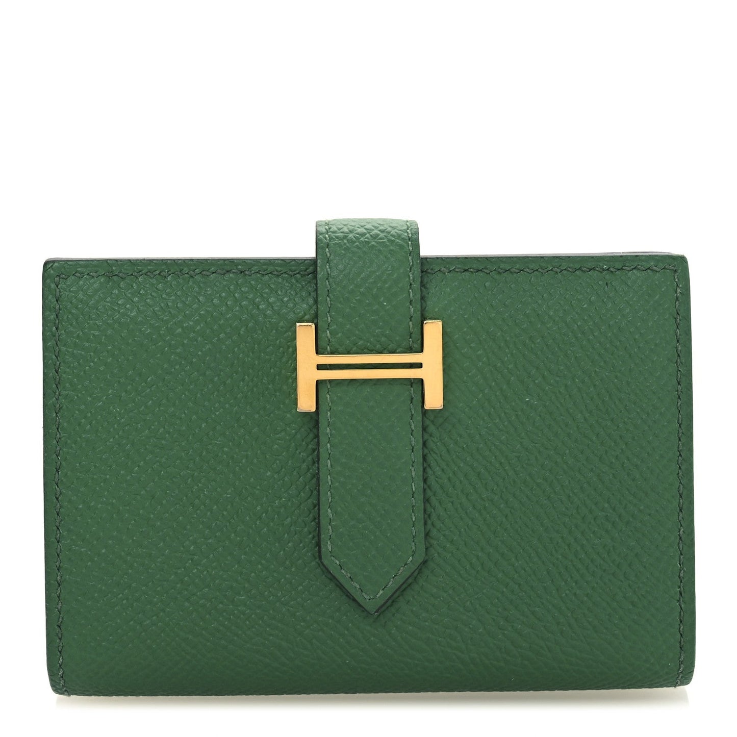 Hermes Epsom Mini Bearn Wallet Cactus