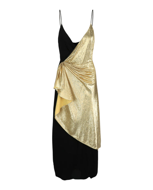 Gucci Womens Asymmetric Silk Dress