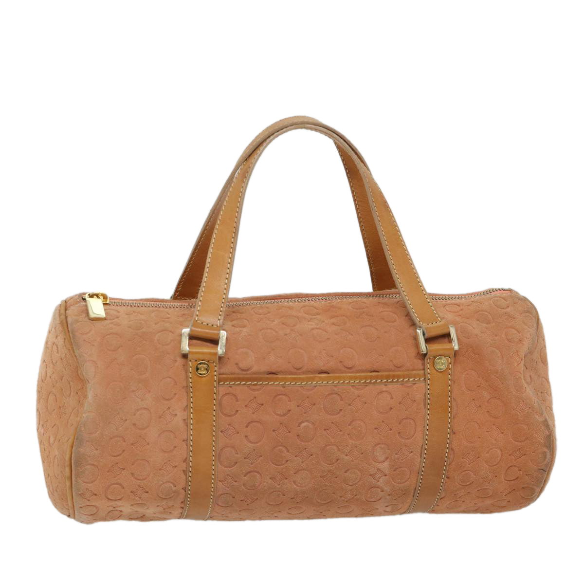 Luxury CELINE C Macadam Canvas Hand Bag Orange  57237