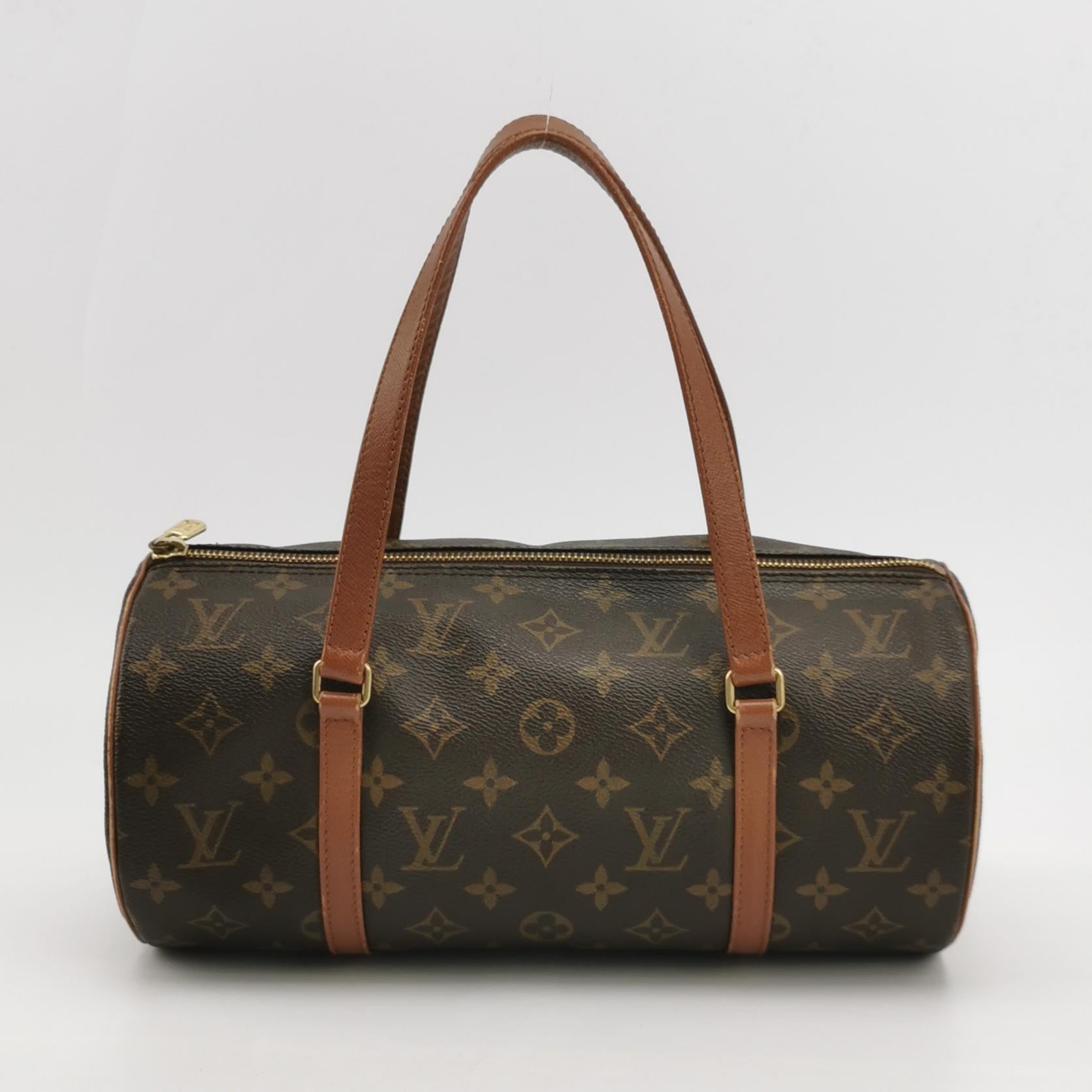 Louis Vuitton Monogram Papillon 31 Large and Mini Handbag Canvas