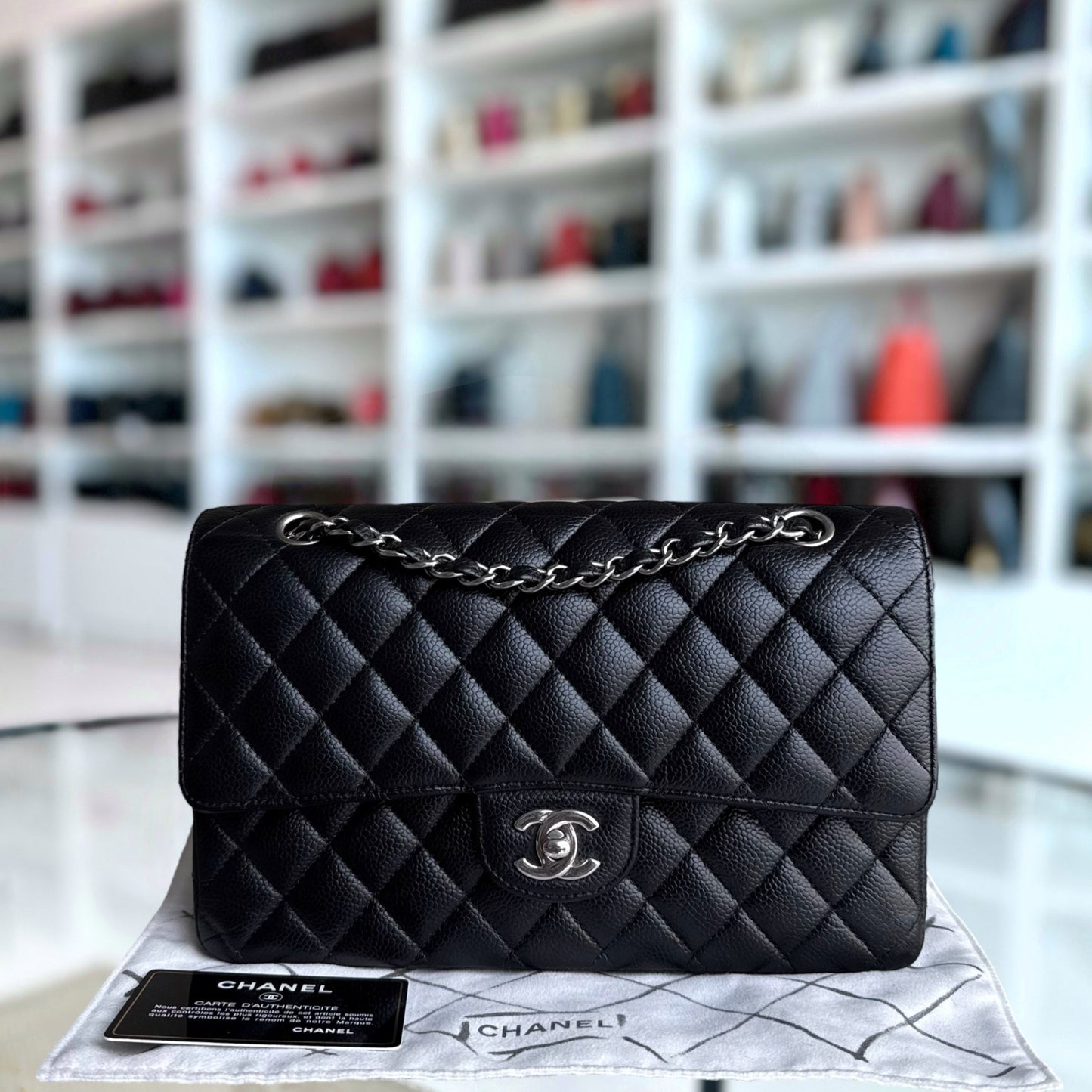 Chanel Classic Flap Medium Shoulder Bag - EworeBags