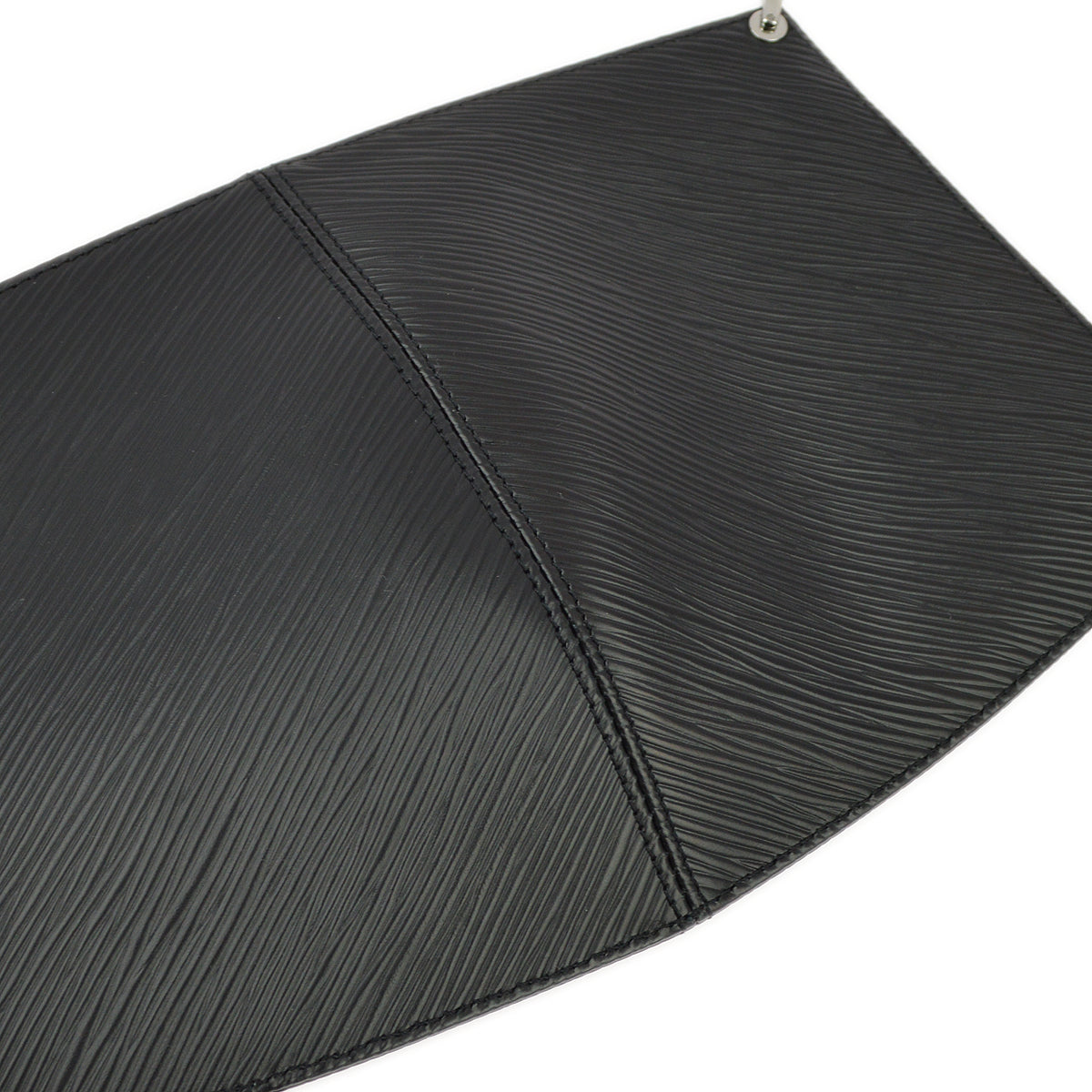 Louis Vuitton Black Epi Pochette Demi-lune Handbag M52622