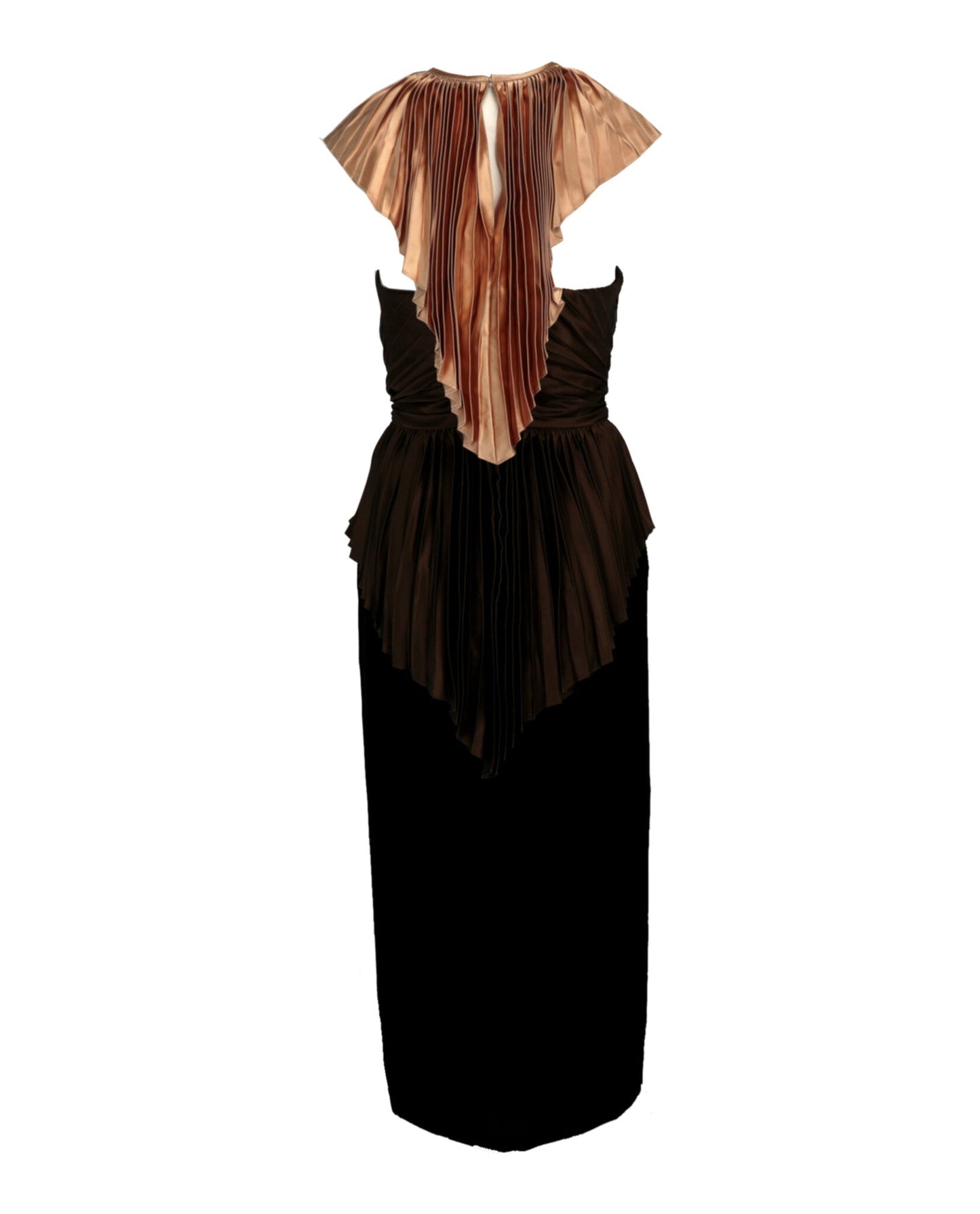 Gucci Womens Plisse Cape Dress