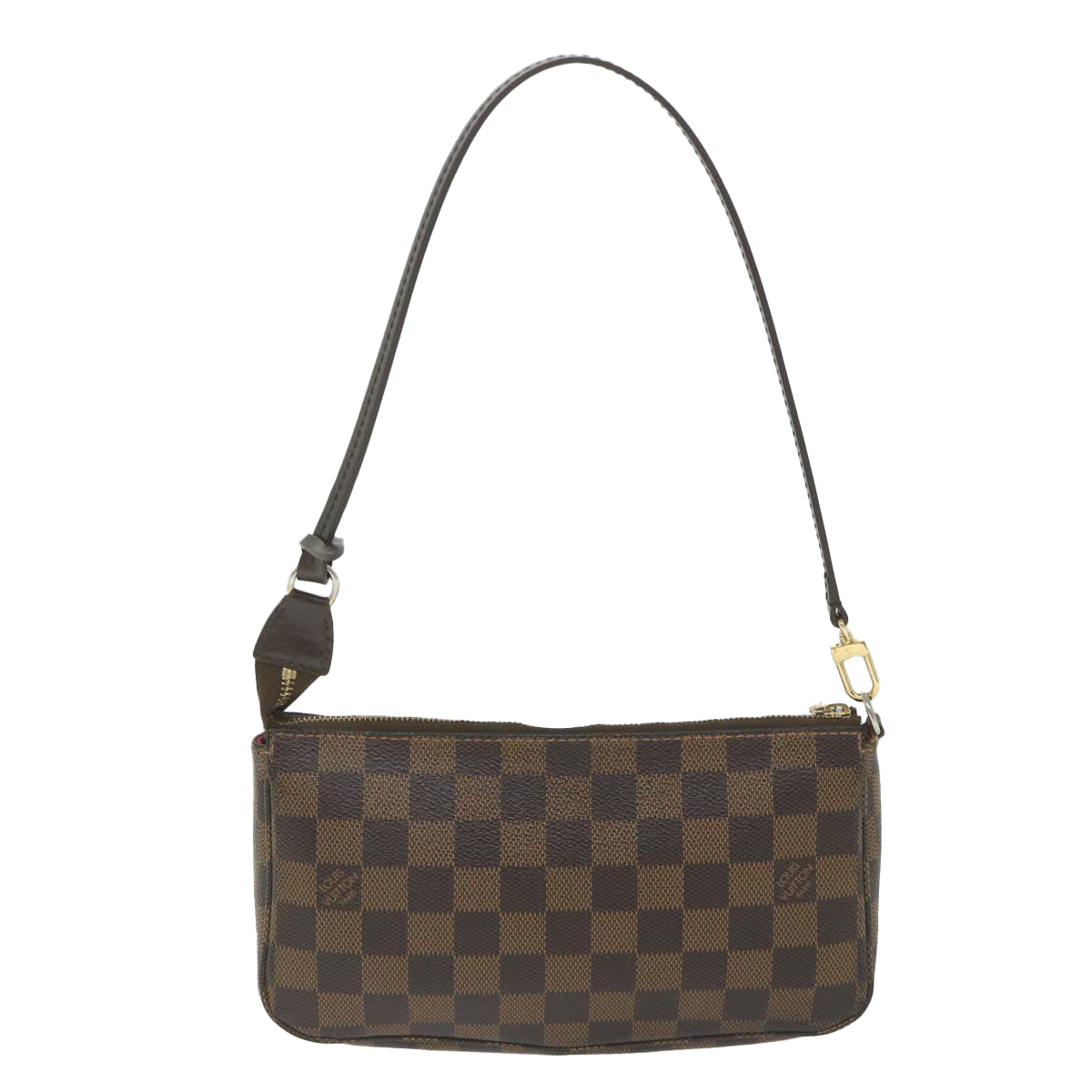 LOUIS VUITTON Damier Ebene Pochette Accessoires Pouch N41206 LV Auth 58365