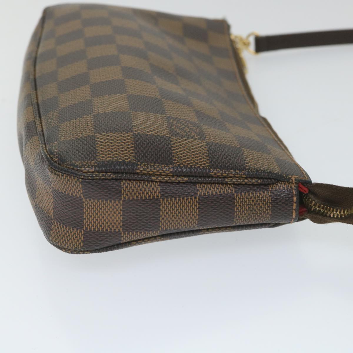 LOUIS VUITTON Damier Ebene Pochette Accessoires Pouch N41206 LV Auth 58365