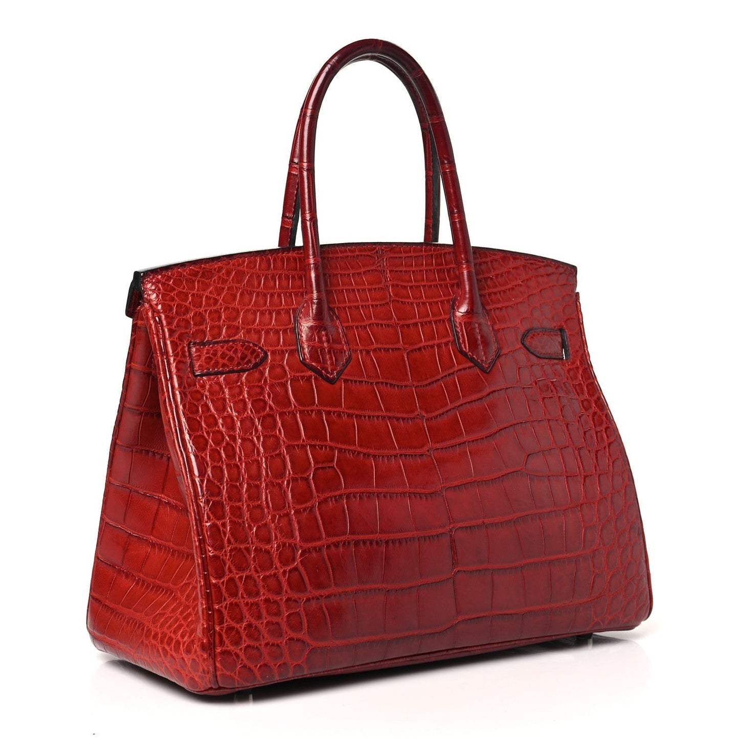 Hermes Matte Alligator Birkin 30 Rouge H