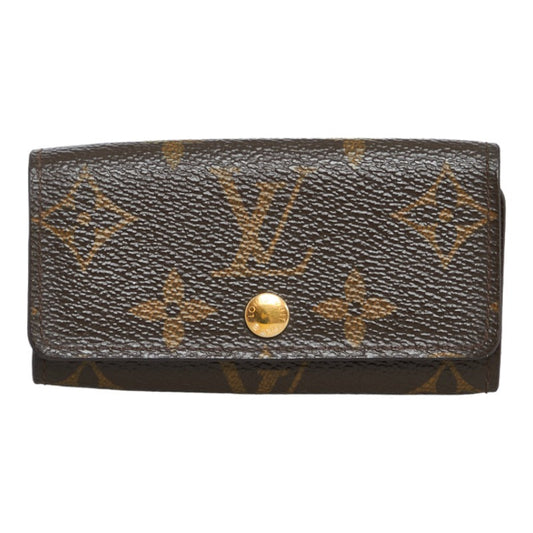 Louis Vuitton Monogram M62631 Keycase Leather Brown