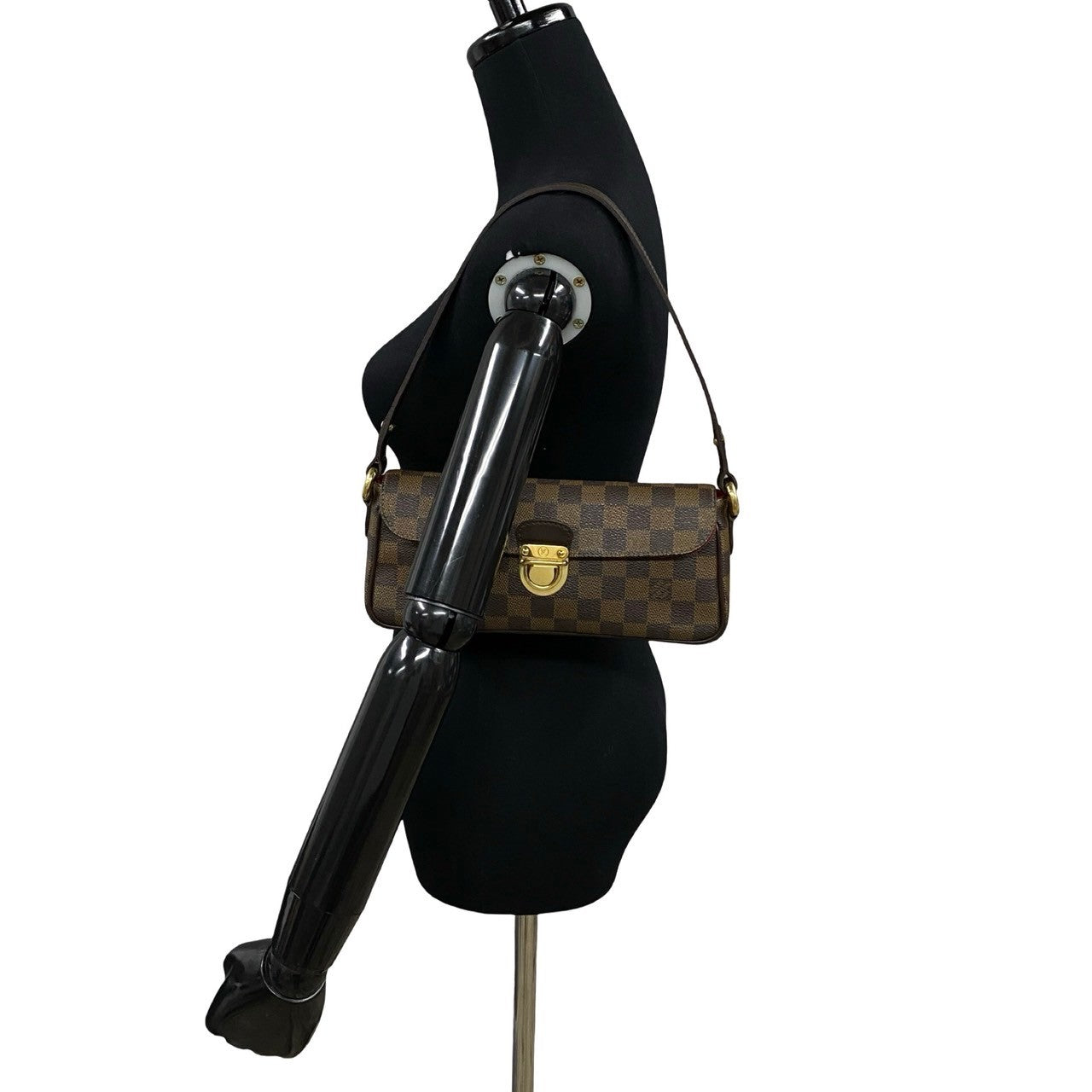 LOUIS VUITTON Shoulder Bag N60007 leather Brown Damier Ravello PM