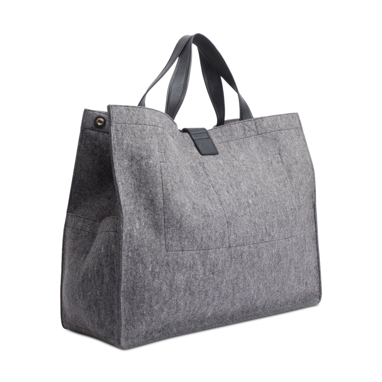 Saint Laurent Grey Wool Tote